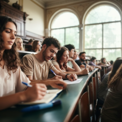 Students who left university
