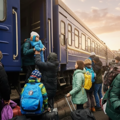 Эвакуация украинцев с фронта