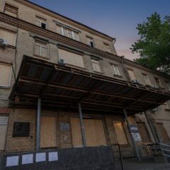 Обстрел Киева, повреждения института
