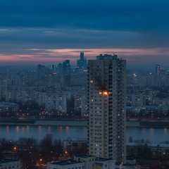 Пожежа в житлових будинках Києва