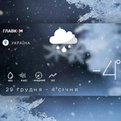 Зимнее похолодание в Украине