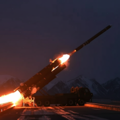 Kim Jong Un observes the launch