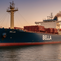 Танкер Bella 1 с российским флагом