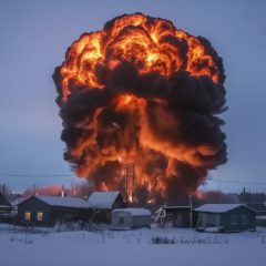Пожар на нефтебазе «Темп»