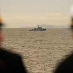 Освобождённые украинские моряки из плена