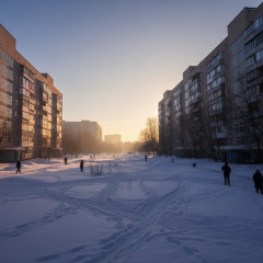 Київ засинає під снігом
