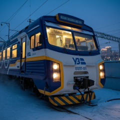 Новий електропоїзд Укрзалізниці