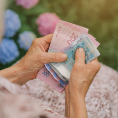 Increase in pensions and social benefits