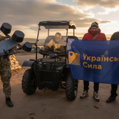 Автомобілі та дрони для ЗСУ