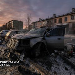Взрыв в Киеве, раненый военнослужащий
