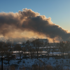 Пожежа на складах у Києві