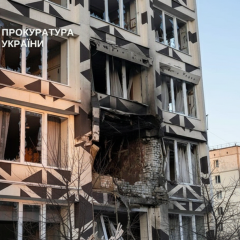 Удар по лікарні в Києві
