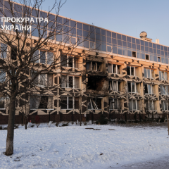 Атака дрона на лікарню Києва