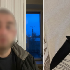 Задержание мужчины в Киеве