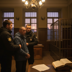 Задержание подозреваемого в убийстве