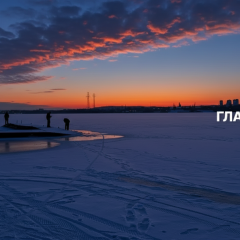 Туман и гололедица в Киеве