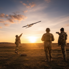 Elimination of occupiers by drones