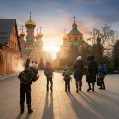 Underground school in the monastery