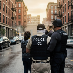 Protest after ICE shooting