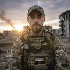 Альпініст Володимир Василишин на фронті