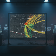 Destruction as a result of Russian strike