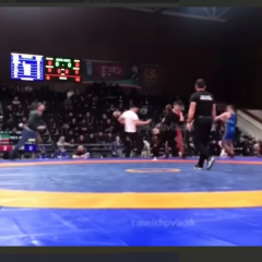 Mass brawl at wrestling tournament