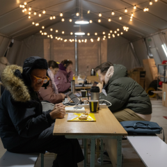 Mobile resilience point in Kyiv