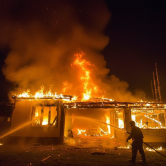 Fire in Kyiv region: woman killed, man and three children injured