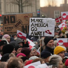 Протест проти планів Трампа в Данії та Гренландії