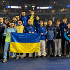 Украинские спортсмены с медалями в Ницце