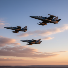 Літак L-159 ALCA на старті