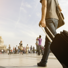 Men leaving Ukraine for work