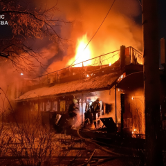 Fire in Kyiv restaurant: firefighters extinguished the fire