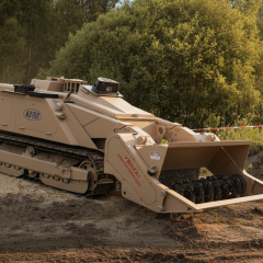 Remotely controlled units for demining