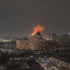 Damaged energy infrastructure in attacked Belgorod and Orel