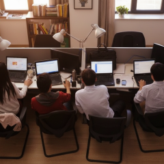 Ukrainian developers' salaries: median $3450