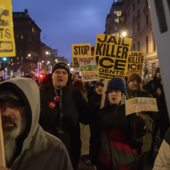 Protests against Trump's policy in USA
