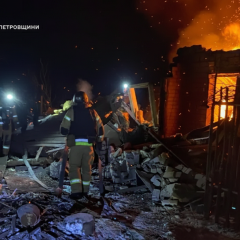 Victims of the attack in Dnipropetrovsk region