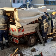 Lviv energy workers on their way to Kyiv