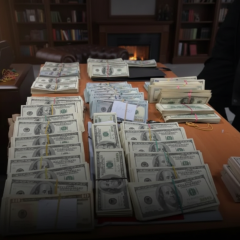 Seizure of contraband cigarettes at the border