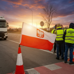 Фермери протестують на кордоні з Україною