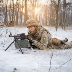 Fighting on the front line in Ukraine