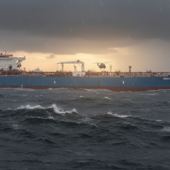 Франция задержала танкер 'теневого флота' России
