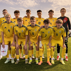 Ukraine U-16 national team defeats Czech Republic 3:1