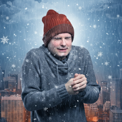 Rapid heating in critical hypothermia