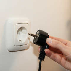 7 devices left in the socket at night