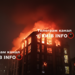 Нічна атака на багатоповерхівку: евакуація мешканців