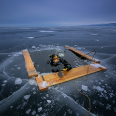 Rescuers of the State Emergency Service neutralized explosives in the lake after the drone crashed