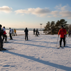 Ski season at Protasov Yar