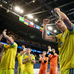 Логотип Євро-2026 по футзалу